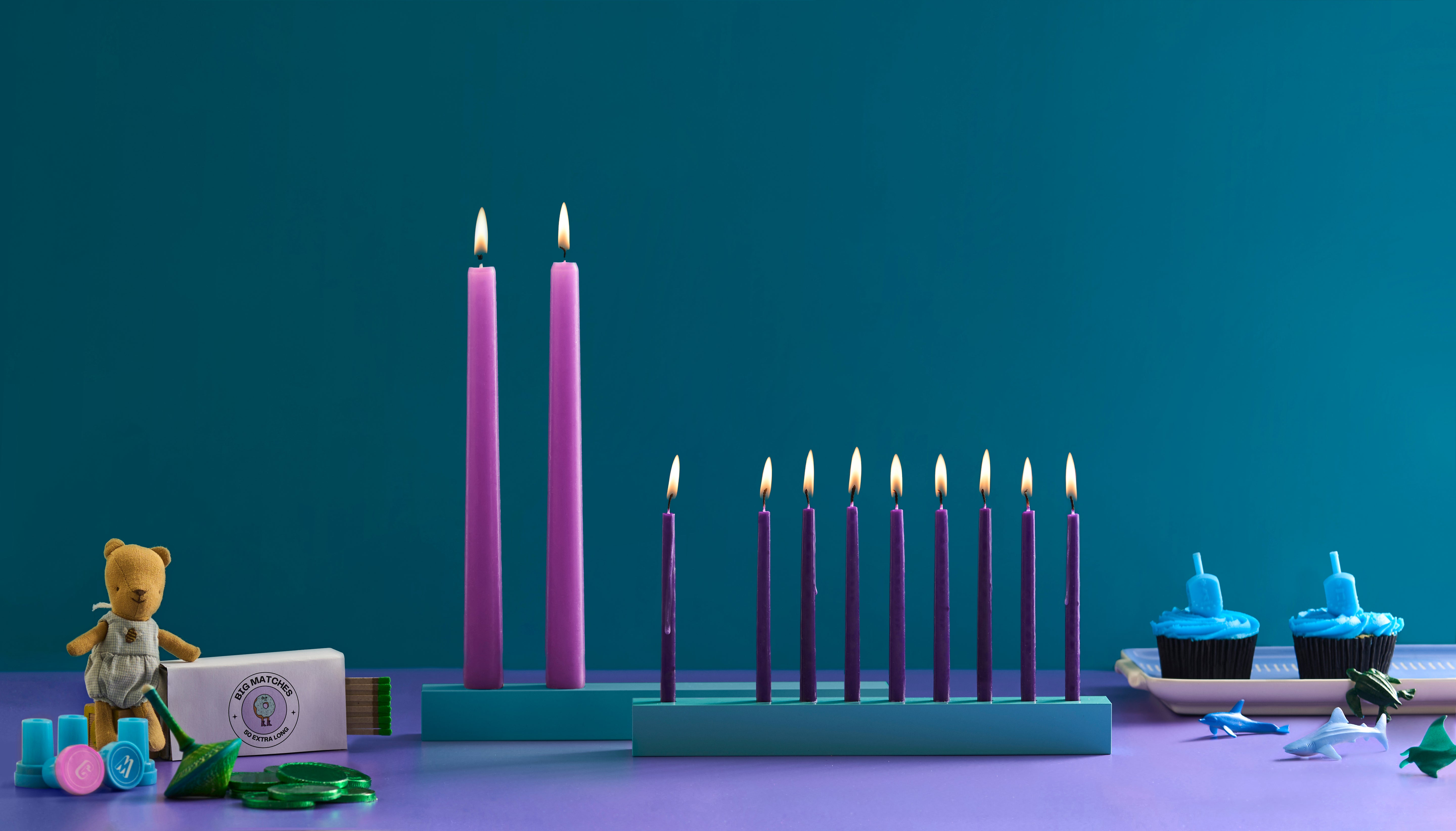 LICHT - DOUBLE MENORAH