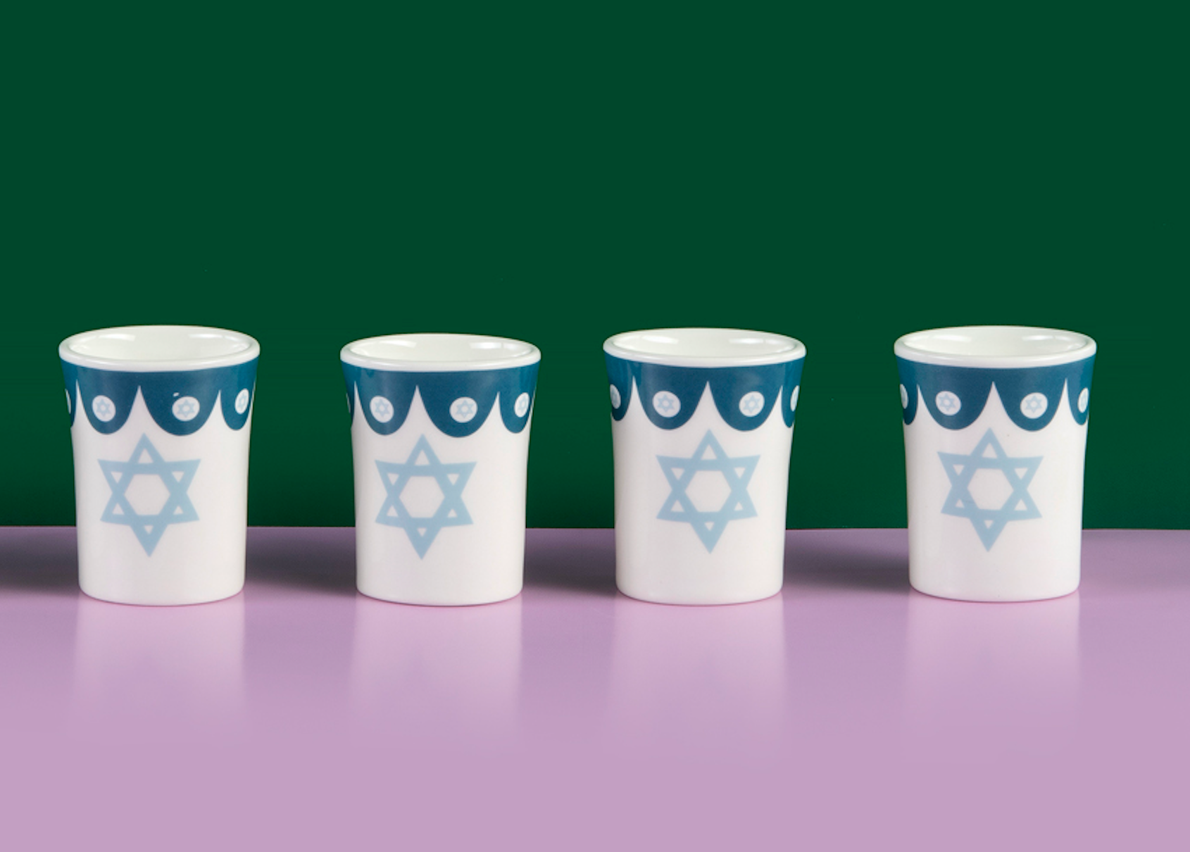 Mazaltov Four Small Cups