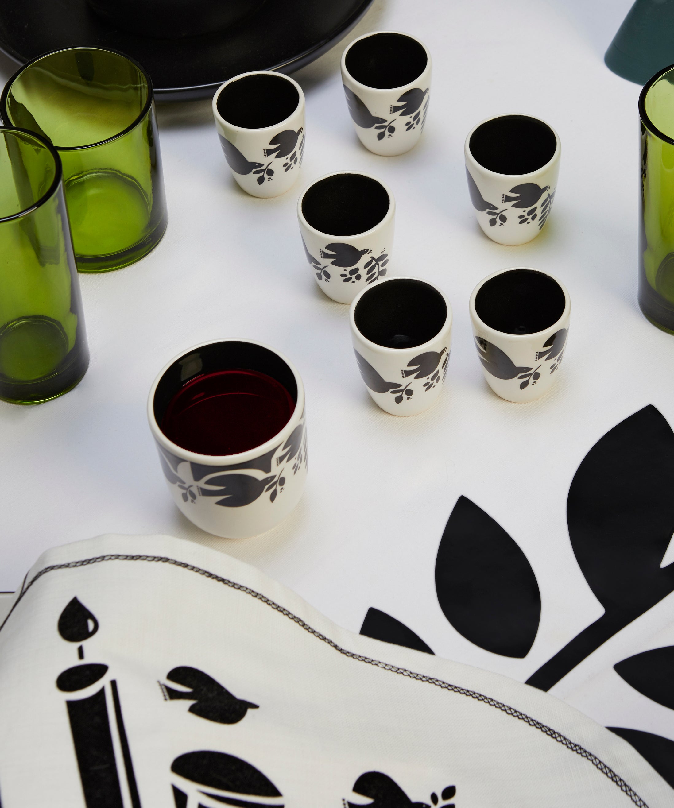 SCHMOOZE - SET OF 6 KIDDUSH CUPS