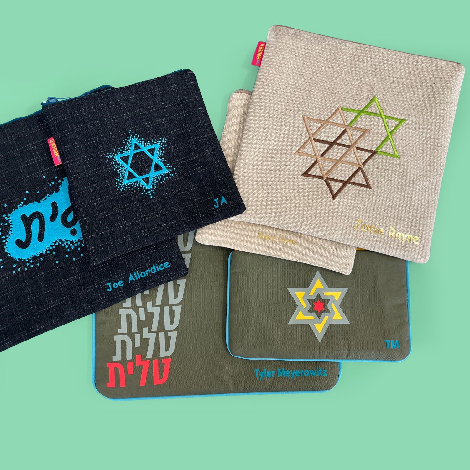 SCHLEP - TALLIT BAG SET - ROYAL COTTON TWILL