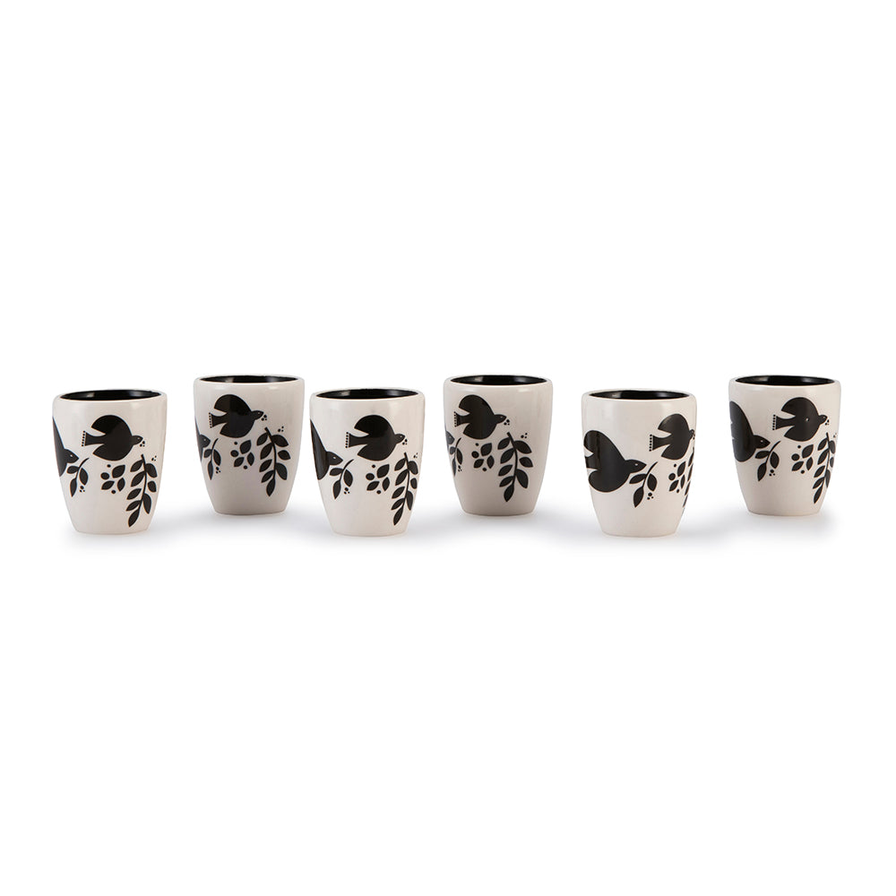 SCHMOOZE - SET OF 6 KIDDUSH CUPS