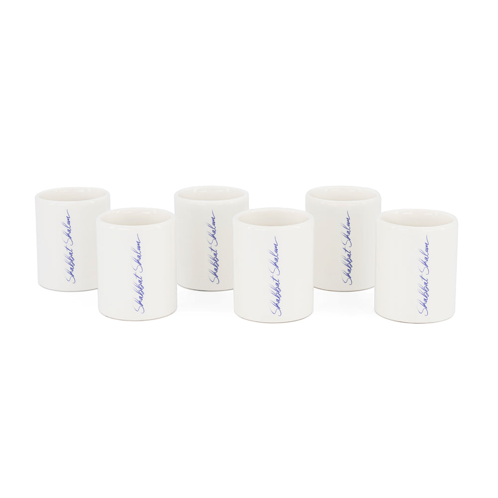 OY VEY - SET OF 6 KIDDUSH CUPS