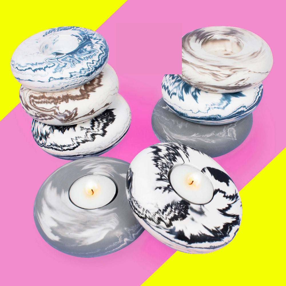 PLATZ - SWIRL TEA LIGHT CANDLE HOLDER