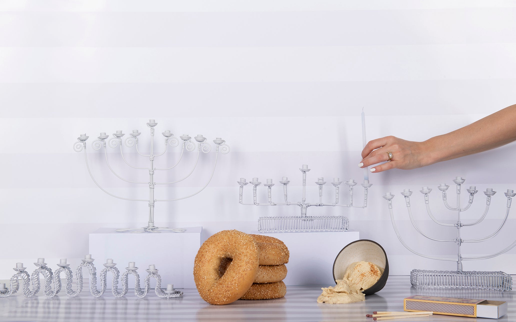 LICHT - ROUND MENORAH