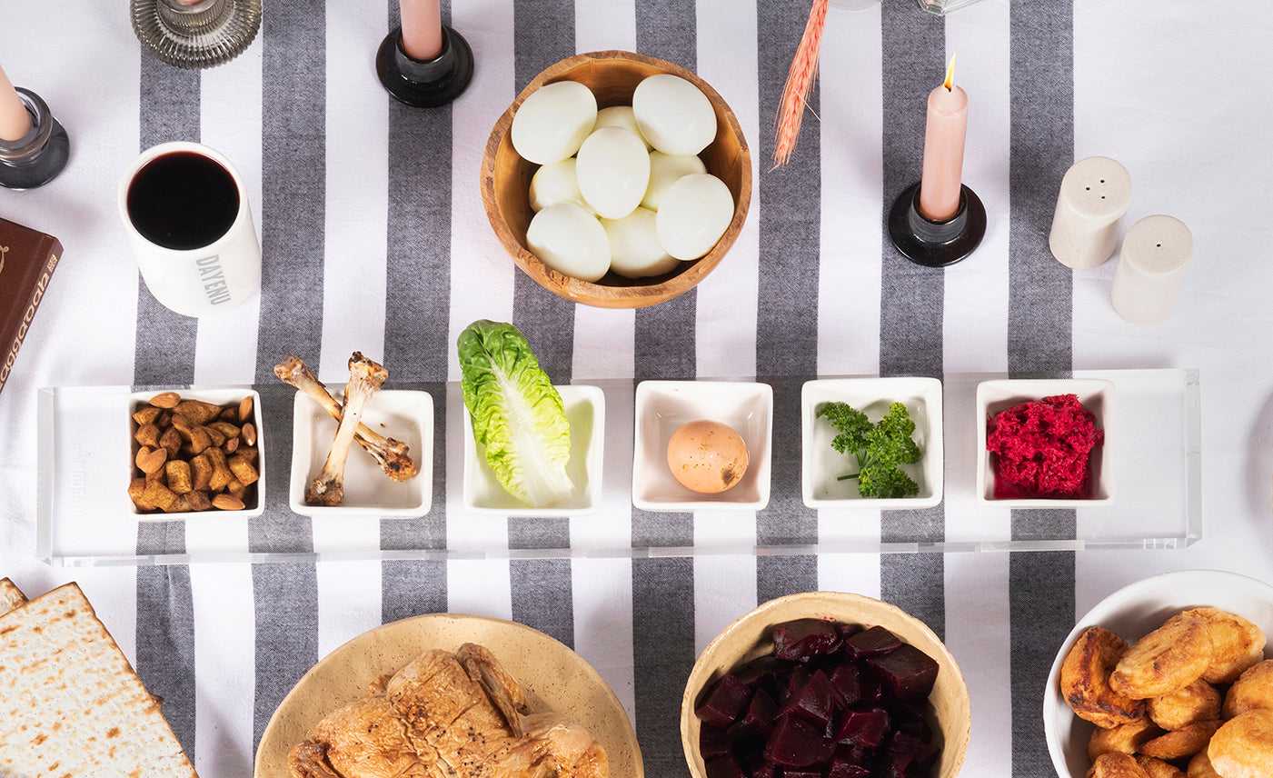 ZILCH - PASSOVER SEDER PLATE & BOWLS