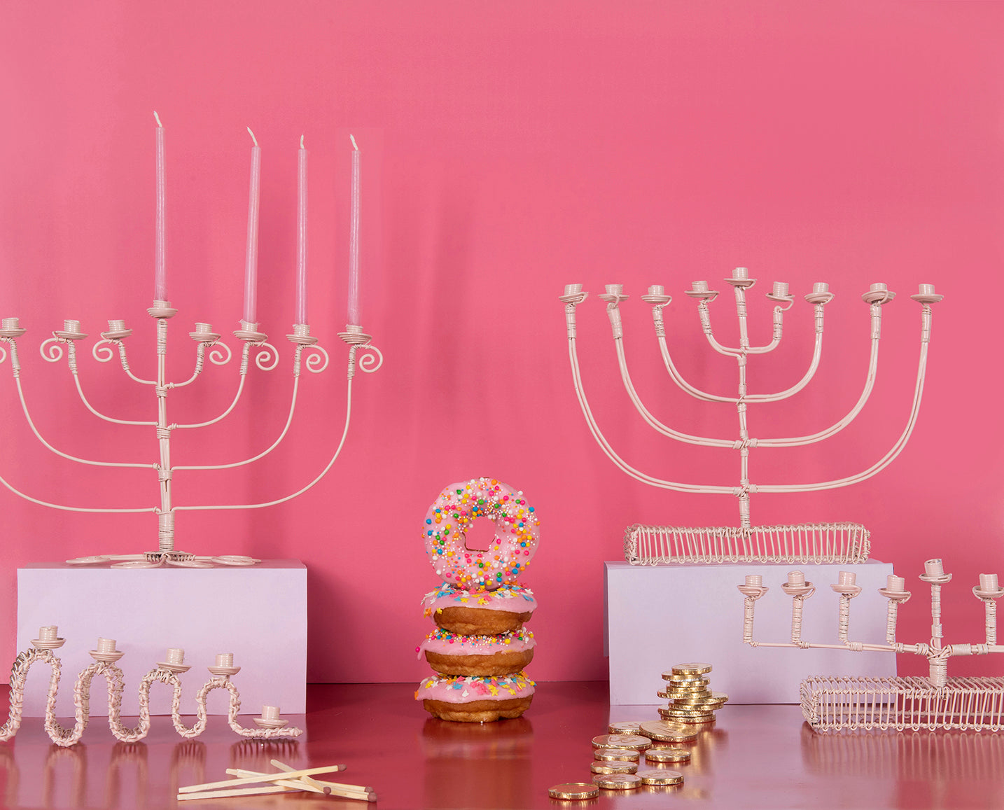 LICHT - ROUND MENORAH