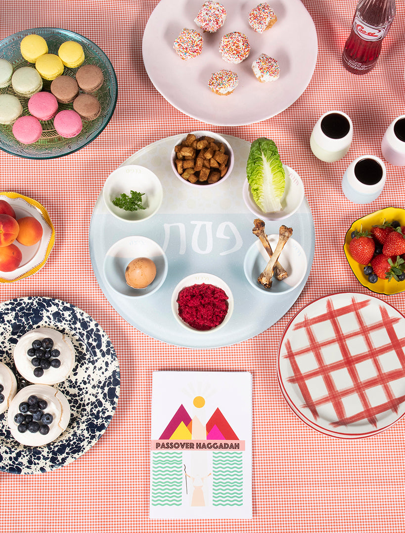 NU - PASSOVER SEDER PLATE & BOWLS