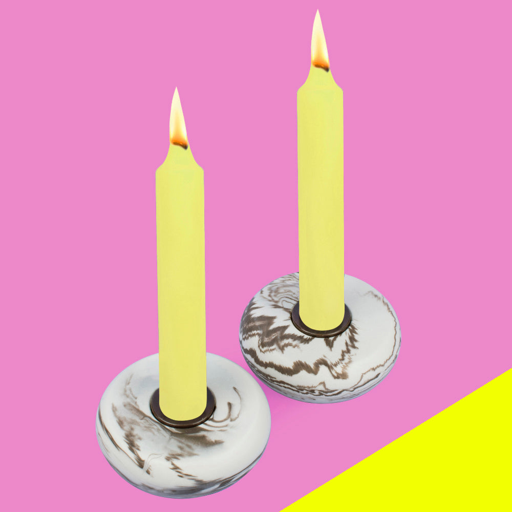 PLATZ - SWIRL CANDLESTICKS