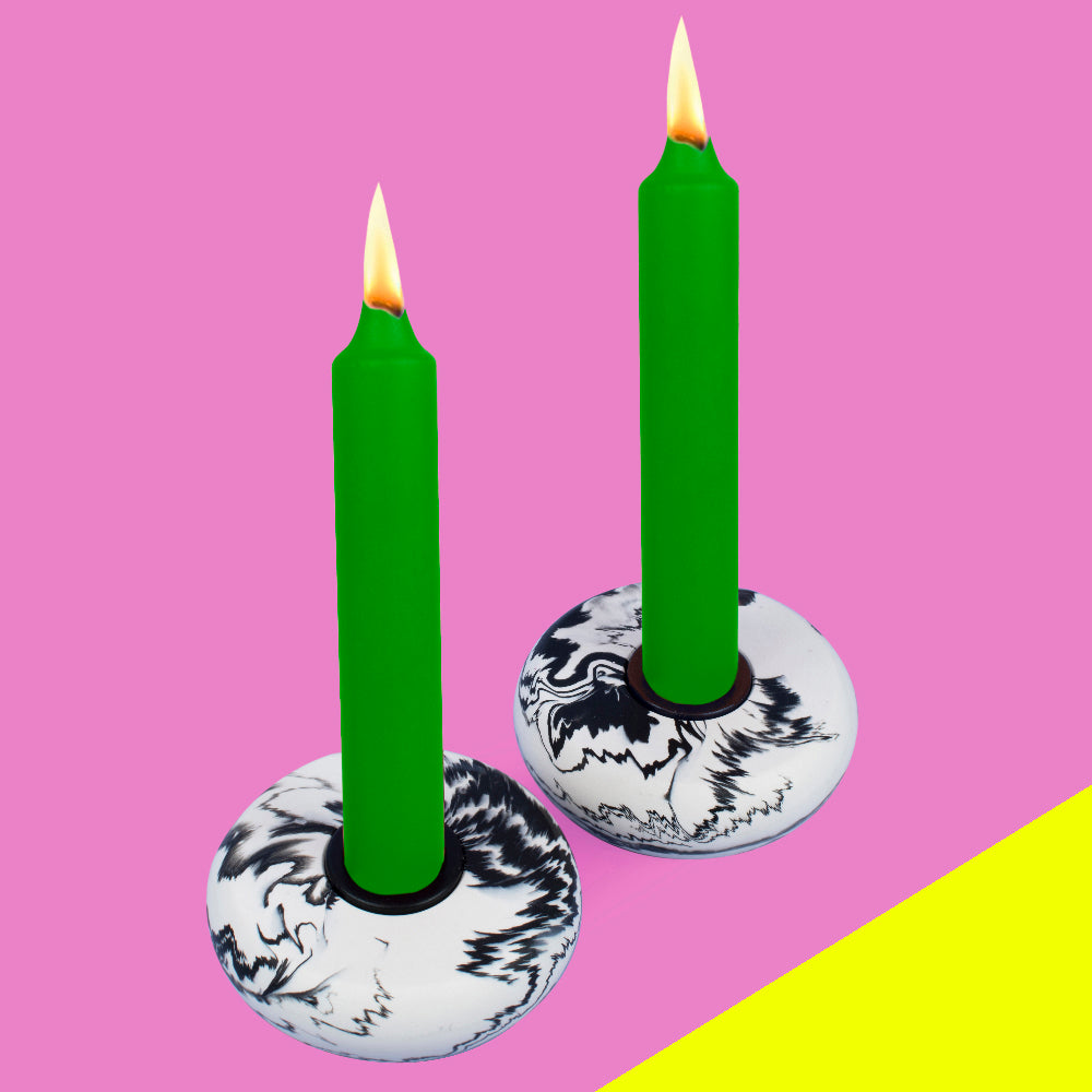 PLATZ - SWIRL CANDLESTICKS