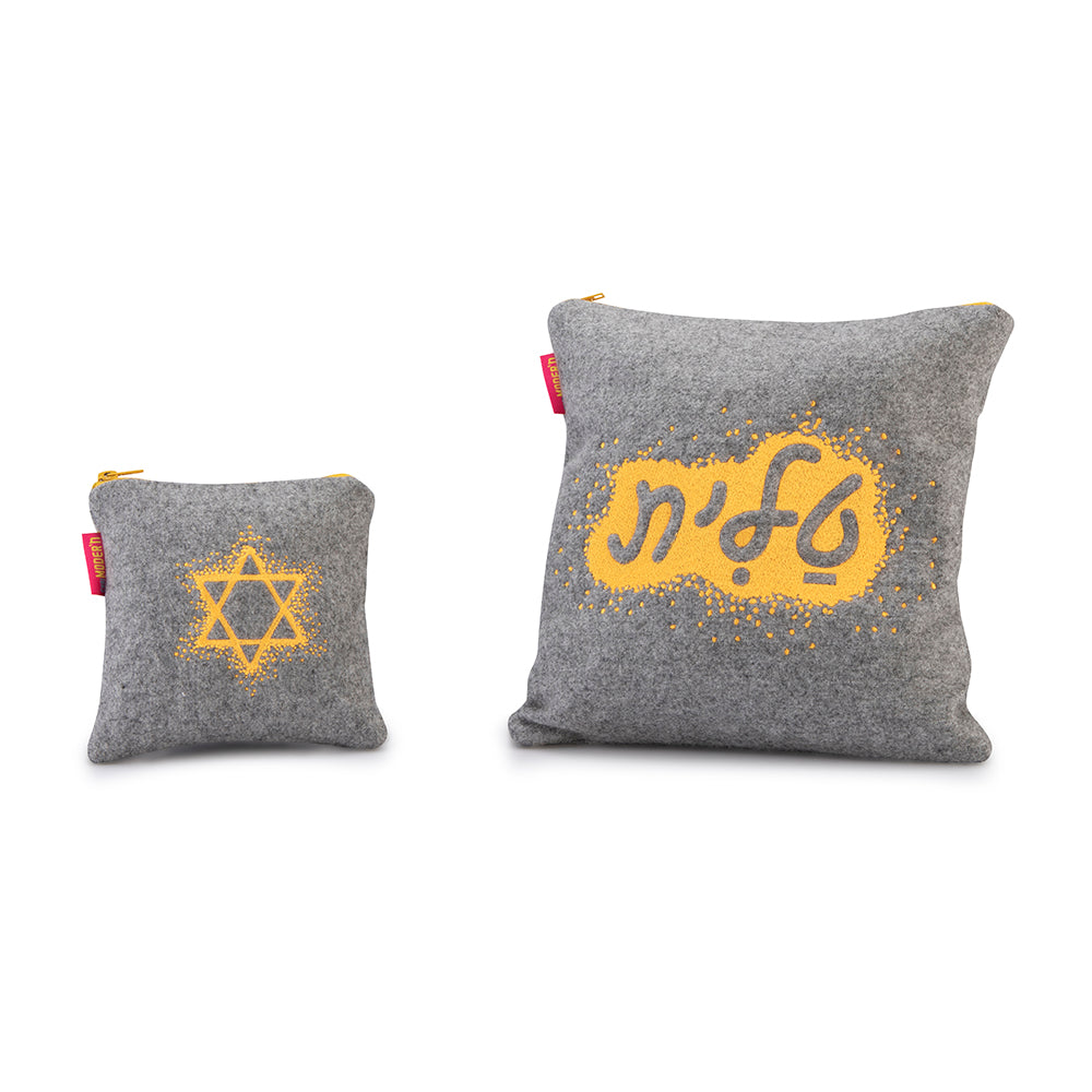 SCHLEP - TALLIT BAG SET - GREY MELTON