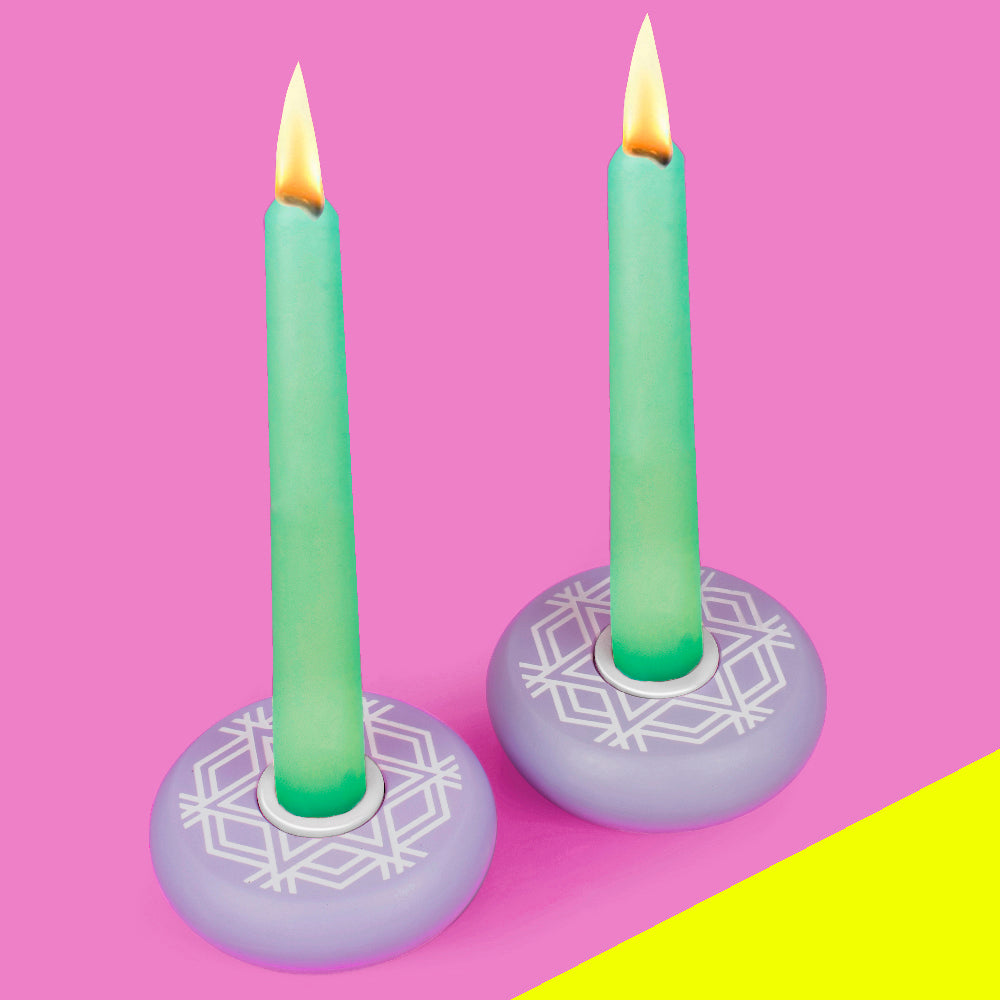 PLATZ - MAGEN DAVID CANDY CANDLESTICKS