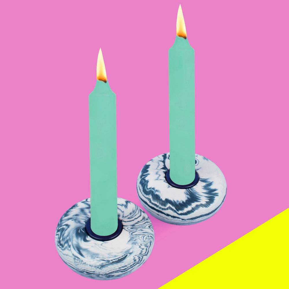 PLATZ - SWIRL CANDLESTICKS