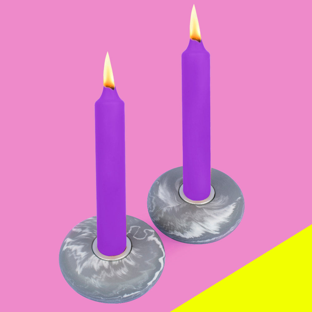 PLATZ - SWIRL CANDLESTICKS