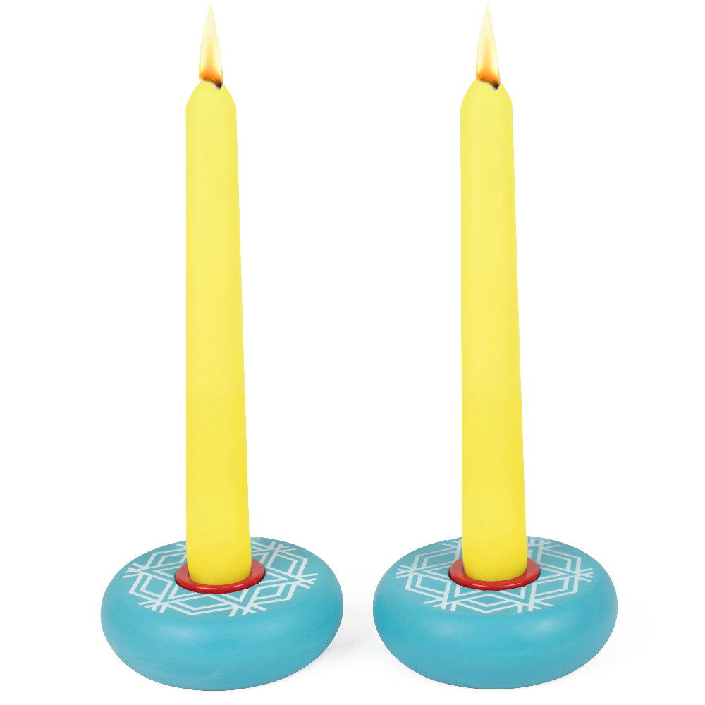 PLATZ - MAGEN DAVID CANDY CANDLESTICKS