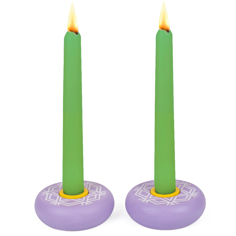 PLATZ - MAGEN DAVID CANDY CANDLESTICKS