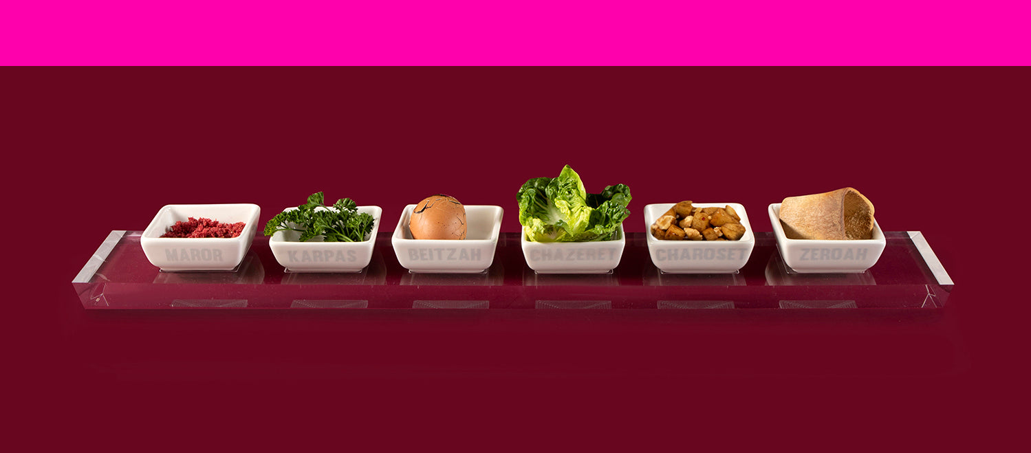 ZILCH - PASSOVER SEDER PLATE & BOWLS